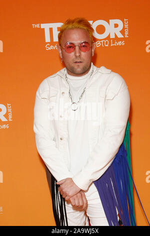 Beverly Hills, CA. 17 Nov, 2019. Morgxn assiste il Trevor del progetto La TrevorLIVE 2019 presso il Beverly Hilton Hotel il 17 novembre 2019 in Beverly Hills CA. Credito: Cra Sh/spazio di immagine/media/punzone Alamy Live News Foto Stock