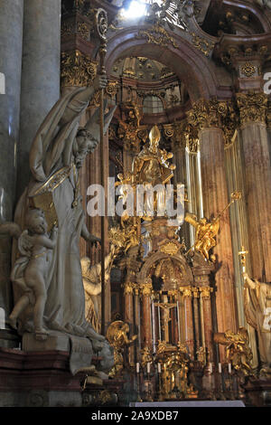 La chiesa di San Nicola, Praga, Repubblica Ceca Foto Stock