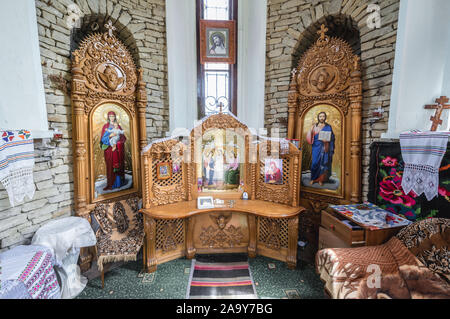 Cappella di Lumanarea Recunostintei - così chiamato Candela della Gratitudine o candela di ringraziamento o semplicemente candela monumento in città Soroca in Moldova Foto Stock