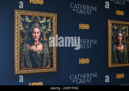 HBO 'Caterina la Grande' Premiere al museo del martello su ottobre 17, 2019 a Westwood, CA dotata di: atmosfera dove: Westwood, California, Stati Uniti quando: 18 Ott 2019 Credit: Nicky Nelson/WENN.com Foto Stock