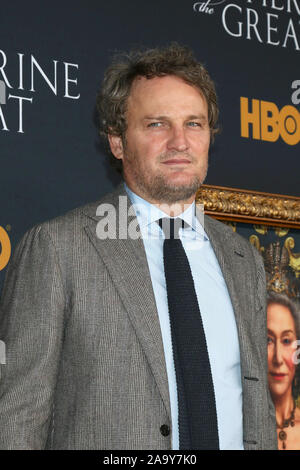 HBO 'Caterina la Grande' Premiere al museo del martello su ottobre 17, 2019 a Westwood, CA dotata di: Jason Clarke dove: Westwood, California, Stati Uniti quando: 18 Ott 2019 Credit: Nicky Nelson/WENN.com Foto Stock