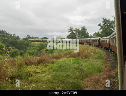 Varie scene ferroviarie da acqua dolce, per Kuranda Foto Stock