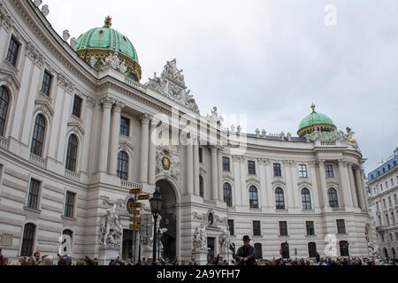 Hofburg Residence Habsburg. Foto Stock