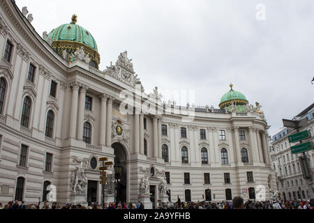 Hofburg Residence Habsburg. Foto Stock