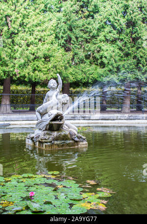 I giardini del Palazzo di Schonbrunn. Il Parco di Schonbrunn. Foto Stock