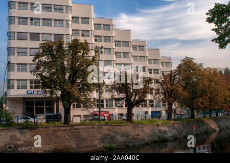 Shell-Haus modernista edificio architettonico 1932. Architetto Emil Fahrenkamp a Berlino Germania Foto Stock