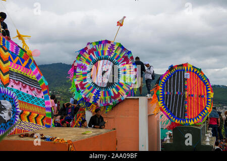 Solennità di Tutti i Santi a Santiago Sacatepequez, Guatemala Foto Stock