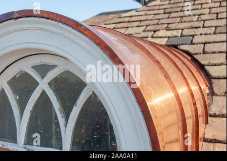 I dettagli architettonici sono visibili durante i lavori di ristrutturazione del centro storico di Gilman Hall, un edificio in stile georgiano sull'Homewood Campus della Johns Hopkins University di Baltimore, Maryland, 19 maggio 2009. Dall'Homewood raccolta di fotografie. () Foto Stock