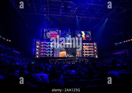 Immagine editoriale di un Counter Strike: offensiva mondiale torneo esports evento. Foto Stock