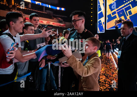 Immagine editoriale di un Counter Strike: offensiva mondiale torneo esports evento. Foto Stock