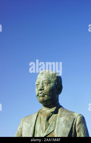 Statua di Natsume Souseki Foto Stock