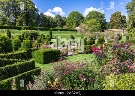 Mapperton House e giardini, Dorset, Inghilterra, Regno Unito. Posizione pittoresca per 2015 film di Thomas Hardy del romanzo, lontano dalla folla impazzita. Foto Stock