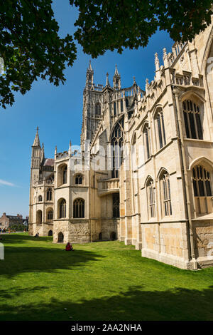 La cattedrale di Gloucester, Gloucestershire, England, Regno Unito Foto Stock