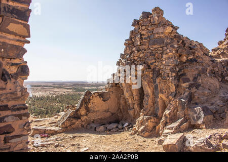 Koubba; edificio a cupola da Tata, Marocco. Foto Stock