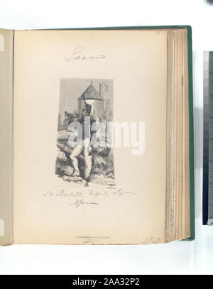 Il fondo a pettine; 20 Batallon [de] Infanteria Ligera . [Trompeta ?] 1848 Foto Stock