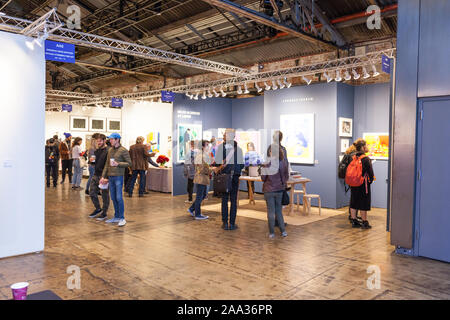 E/AB Fiera a Caldwell Fabbrica, Chelsea, New York City, Stati Uniti d'America. Foto Stock
