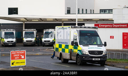 Ospedale Pronto Soccorso presso il Royal Infirmary di Edimburgo, Scozia, Regno Unito Foto Stock