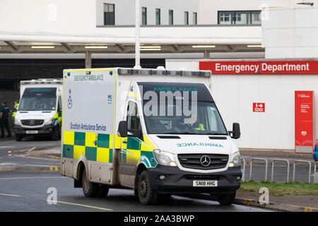 Vista esterna del Pronto Soccorso a Edinburgh Royal Infirmary , Scozia, Regno Unito Foto Stock