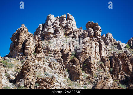Queen Valley canyon, Hwy 60, Arizona #7771 Foto Stock