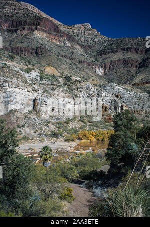 Sale River Canyon, Hwy 60, Arizona #7784 Foto Stock