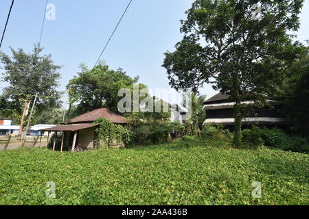 La scena del villaggio di Birsingha (luogo di nascita di Ishwar Chandra Vidyasagar). West Midnapore, Bengala occidentale. India. Foto Stock