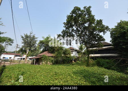 La scena del villaggio di Birsingha (luogo di nascita di Ishwar Chandra Vidyasagar). West Midnapore, Bengala occidentale. India. Foto Stock