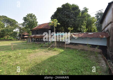 La scena del villaggio di Birsingha (luogo di nascita di Ishwar Chandra Vidyasagar). West Midnapore, Bengala occidentale. India. Foto Stock