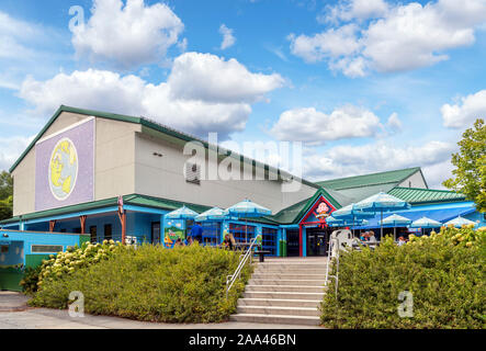 Centro Visita di Ben e Jerry's Ice Cream in fabbrica a Waterbury, Vermont, USA Foto Stock