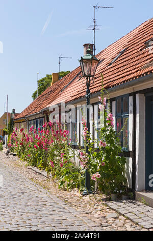 Rønne; Bornholm Wohnhaeuser Foto Stock