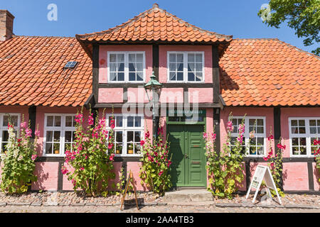 Rønne; Bornholm Wohnhaeuser Foto Stock