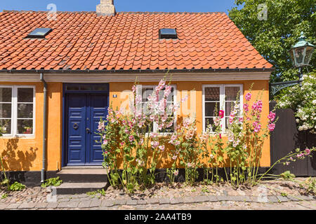 Rønne; Bornholm Wohnhaeuser Foto Stock