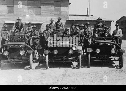 Camp Lee, Pietroburgo, Virginia. Drill incendio ca. 1917 Foto Stock