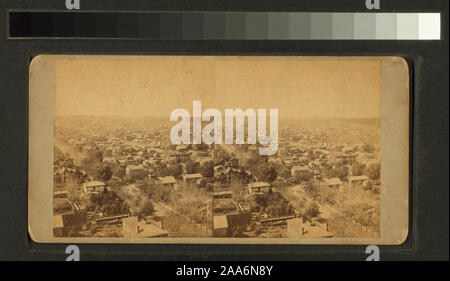 Vista panoramica di Des Moines, Iowa.; vista panoramica di Des Moines, Iowa. Foto Stock