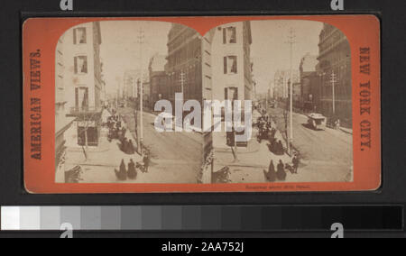 Sopra Broadway 26th street.; sopra Broadway 26th street. Foto Stock