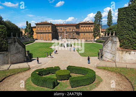 Palazzo Pitti a Firenze, Toscana, Italia. Foto Stock