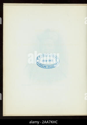 Liquori; disegno del vescovo O'Connor; elenco dei dignitari; musica; luogo manoscritte da FEB; la consacrazione del diritto REV. JOHN O'Connor, D.D. Vescovo di NEWARK NJ [detenute da] CHIESA CATTOLICA [at] KRUGER AUDITORIUM, Newark, NJ (CLUB PRIVATO;) Foto Stock