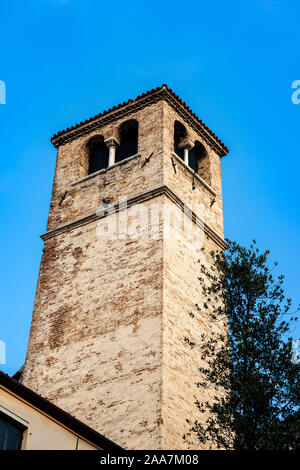 Venezia, il campanile della chiesa di San Rocco. UNESCO World Heritage Site, Veneto, Italia, Europa Foto Stock