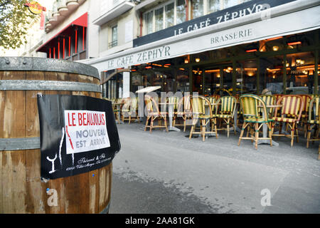Beaujolais Nouveau - Parigi - Francia Foto Stock