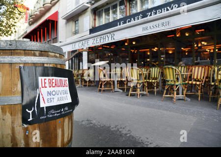 Beaujolais Nouveau - Parigi - Francia Foto Stock