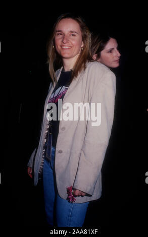 Las Vegas, Nevada, STATI UNITI D'AMERICA 10 marzo 1995 cantante Melissa Etheridge assiste la grande celebrazione di apertura dell'Hard Rock Hotel ospitato da Peter Morgan il 10 marzo 1995 all'Hard Rock Hotel di Las Vegas a Las Vegas, Nevada, USA. Foto di Barry re/Alamy Stock Photo Foto Stock