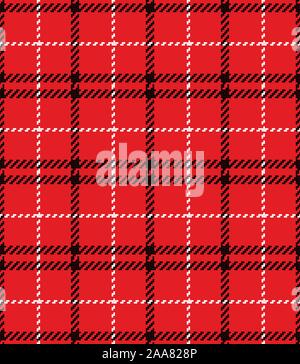 Lumberjack plaid pattern. Moderno e tradizionale di tartan scozzese del Clan Cunningham. Stampa senza giunture per tessuto, kilts, gonne, plaid. Natale e Capodanno Illustrazione Vettoriale