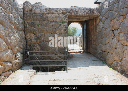 Area archeologica di Necromanteion di Acherondas Preveza Grecia Foto Stock