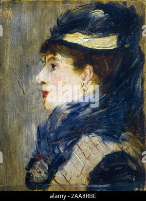 Edouard Manet, Ritratto di una dama, ritratto dipinto, circa 1879 Foto Stock