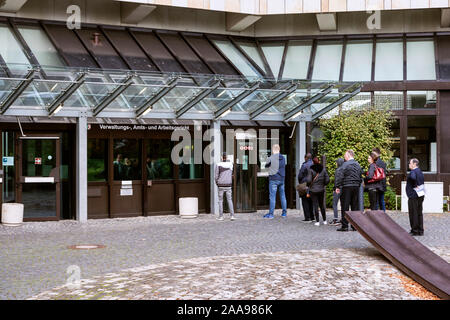 La Corte centro di Minden con il distretto, del lavoro e del giudice amministrativo Foto Stock