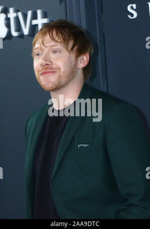 Brooklyn, NY, STATI UNITI D'AMERICA. Xix Nov, 2019. Rupert Grint a Apple TV Global premiere del servo a BMA Howard Gilman Opera di Brooklyn, a New York il 19 novembre 2019. Credito: Rw/media/punzone Alamy Live News Foto Stock