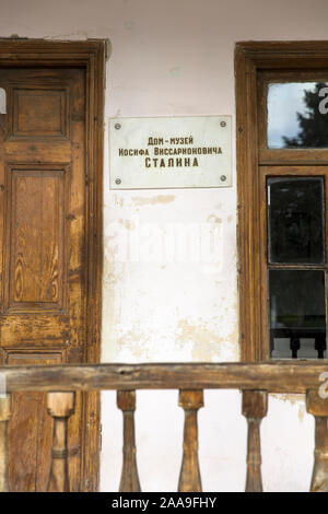 GORI, GEORGIA - 2 Maggio 2019: dettaglio dal museo di Stalin a Gori, Georgia. Il museo è dedicato alla vita del leader sovietico Joseph Stalin, nato Foto Stock