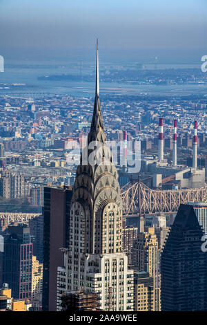 Chrysler Building, Manhattan, New York, Stati Uniti d'America Foto Stock