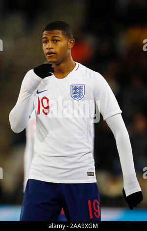 DOETINCHEM, 19-11-2019, Stadio de Vijverberg, stagione 2019 / 2020, amichevole, Inghilterra player U21 Rhian Brewster durante il match Jong Oranje - Jong Engeland Foto Stock