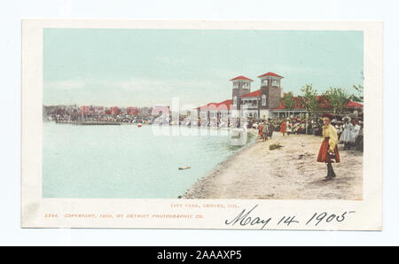 1901-1902. Incluse le ristampe occasionali dalla serie 1000.; City Park , Denver, Colo. Foto Stock