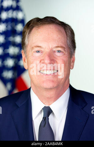 Ambasciatore Robert E. Lighthizer, XVIII Rappresentante commerciale degli Stati Uniti Foto Stock